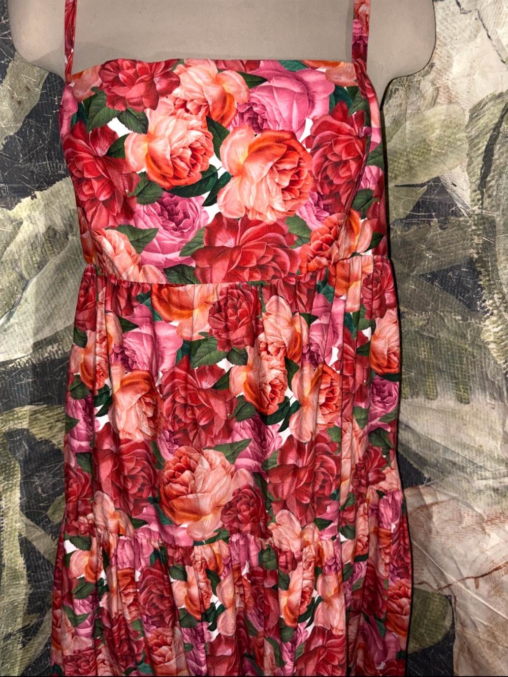 Sachin & Babi Pink & Red Floral Maxi Dress - Picture 4 of 5